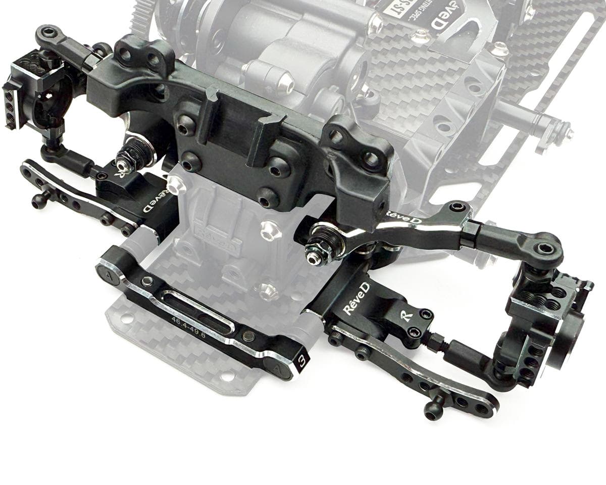 Reve D RDX Rear Aluminum A-Arm Conversion Set (Black)