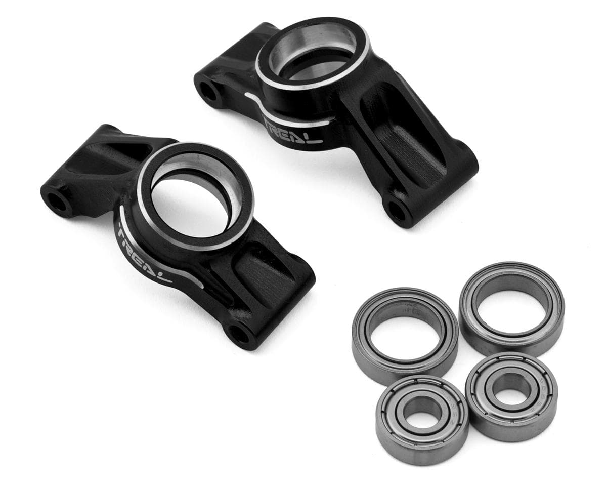 Treal Hobby Aluminum Rear Hubs for Traxxas® Mini Maxx/Mini XRT® (Black) (2)
