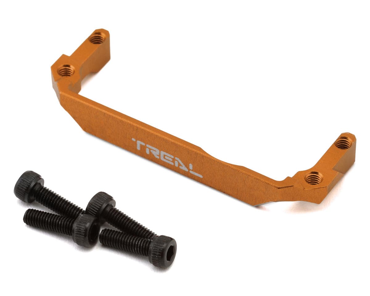 Treal Hobby Aluminum Servo Reinforcement Bracket for Traxxas® Mini Maxx/Mini XRT® (Orange)