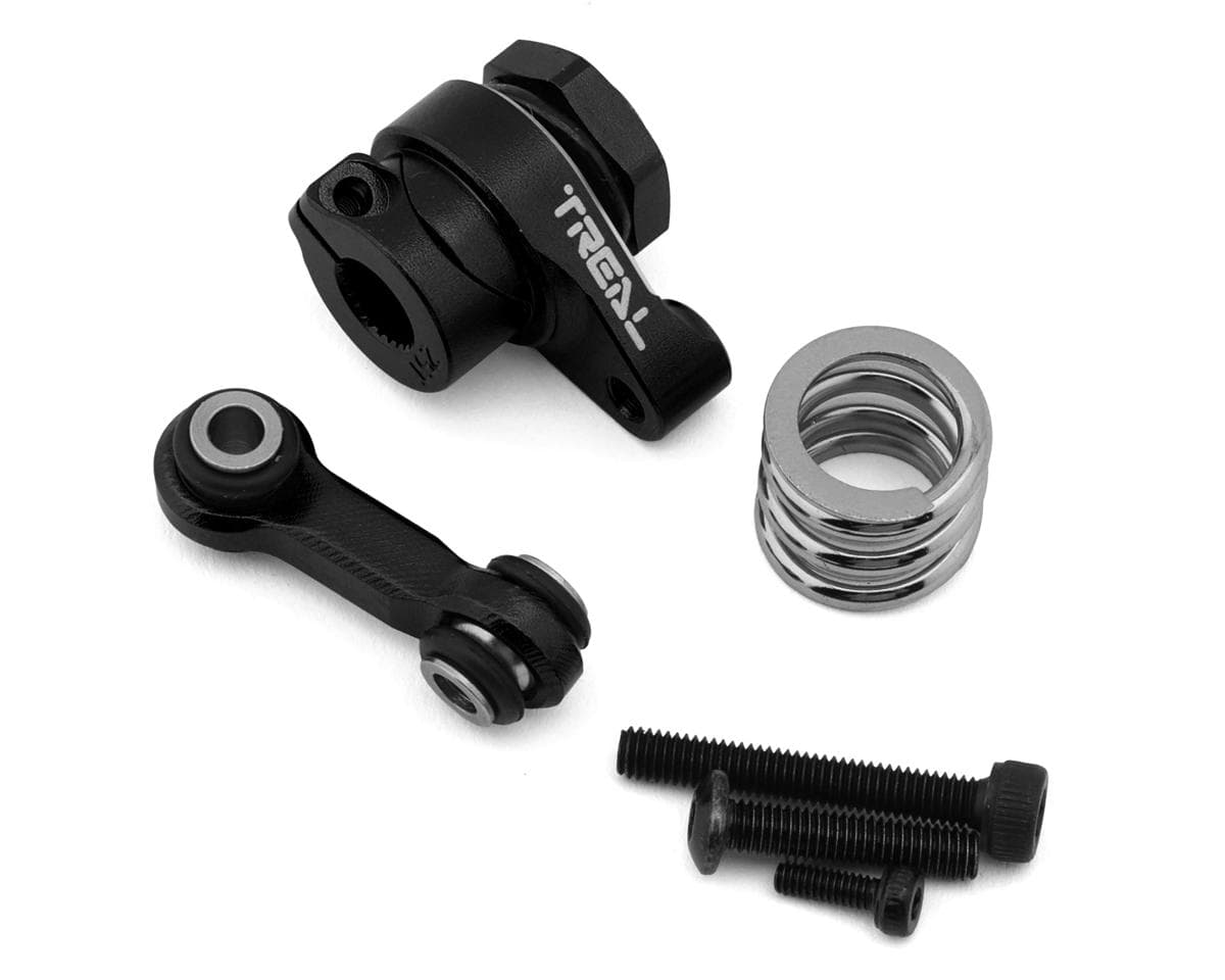 Treal Hobby Aluminum Servo Saver & Linkage Arm for Traxxas® Mini Maxx/Mini XRT® (Black) (25T)