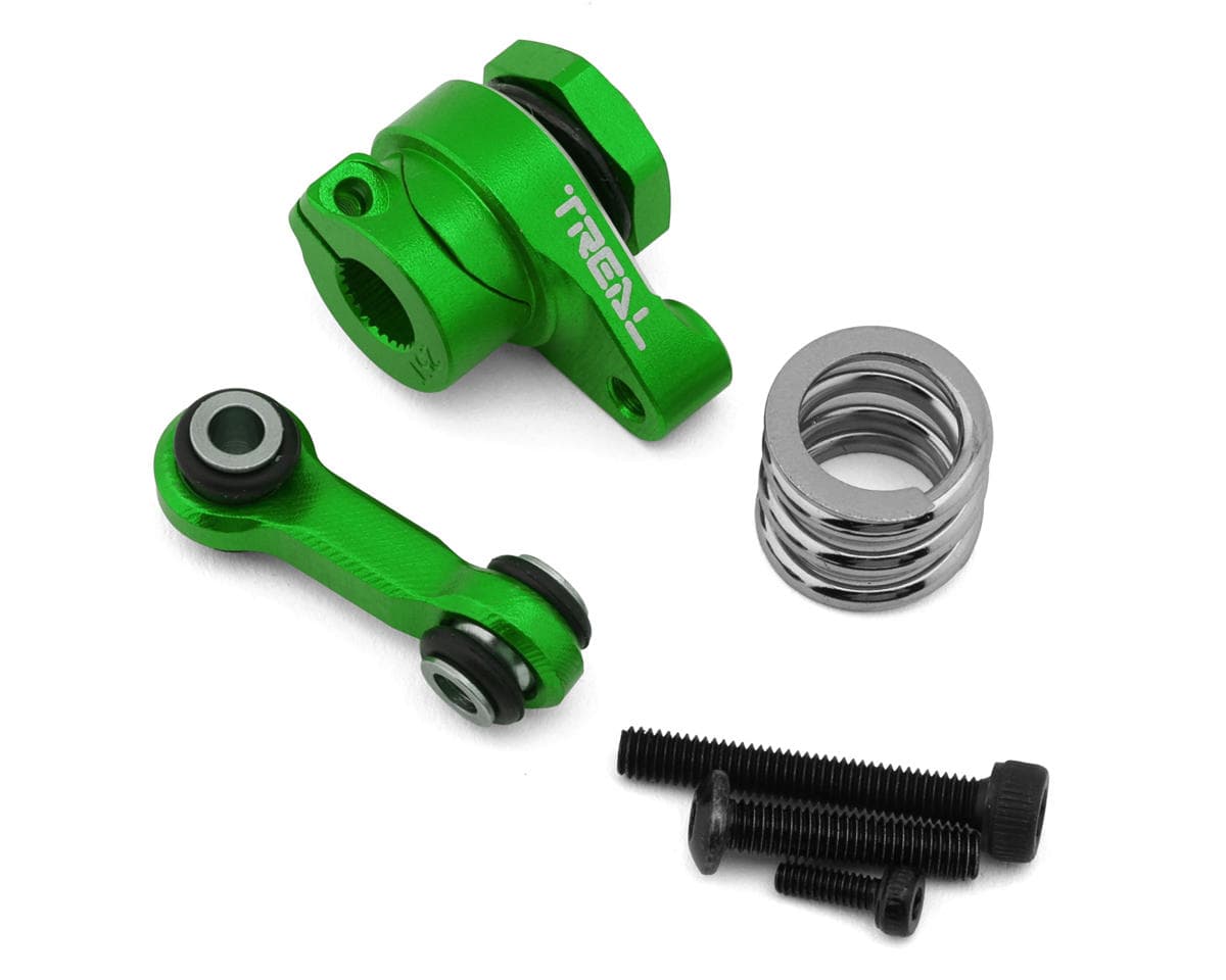 Treal Hobby Aluminum Servo Saver & Linkage Arm for Traxxas® Mini Maxx/Mini XRT® (Green) (25T)