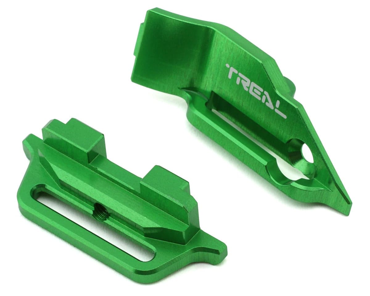 Treal Hobby Aluminum Battery Hold-Down for Traxxas® Mini Maxx® w/Flex Strap (Green)