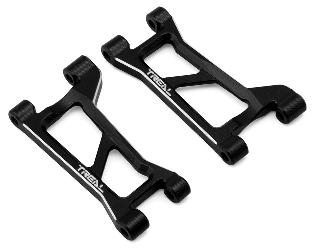 Treal Hobby Aluminum Front Upper Suspension Arm Set for Traxxas® Mini Maxx® (Black) (2)
