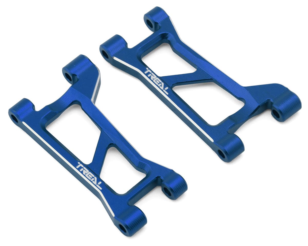 Treal Hobby Aluminum Front Upper Suspension Arm Set for Traxxas® Mini Maxx® (Blue) (2)