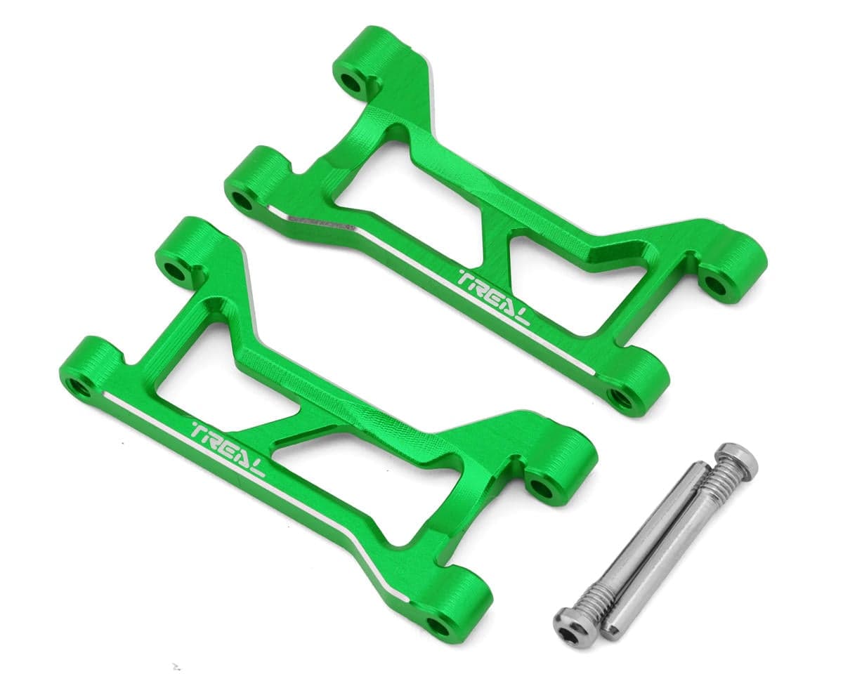 Treal Hobby Aluminum Rear Upper Suspension Arm Set for Traxxas® Mini Maxx® (Black) (2)