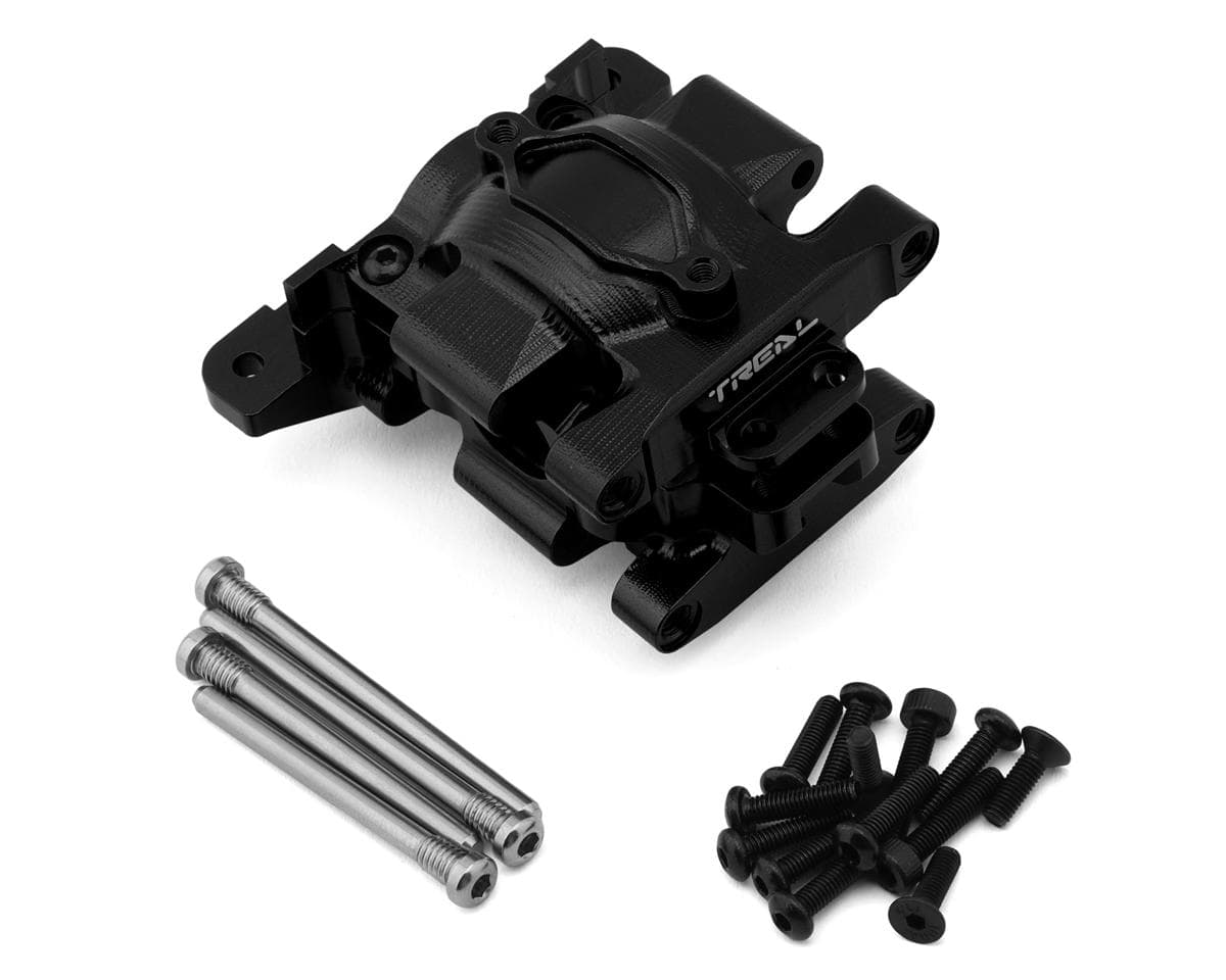 Treal Hobby Aluminum Rear Gearbox Set for Traxxas® Mini Maxx/Mini XRT/ Mini Slash® (Black)