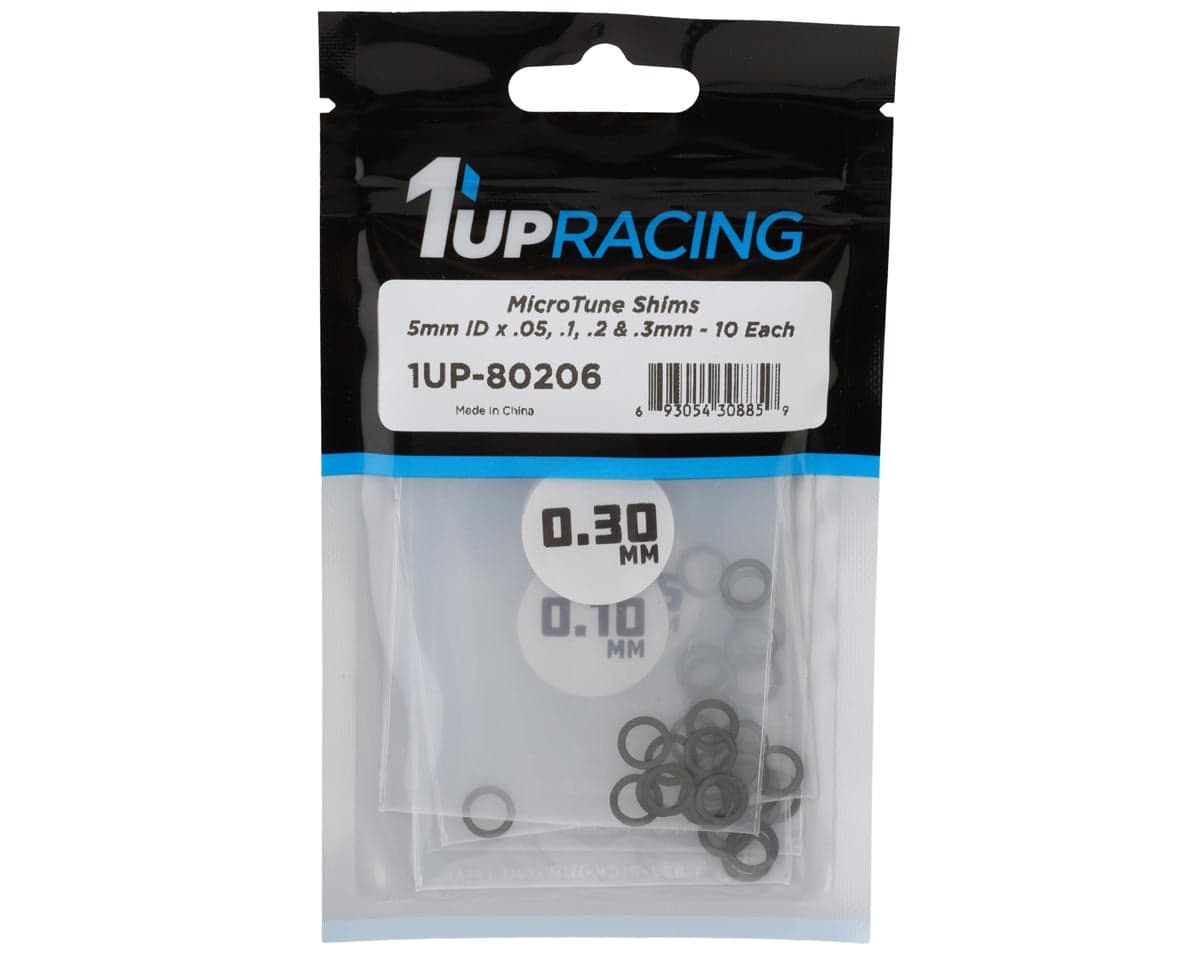 1UP Racing MicroTune Shim Assortment Set (5mm) (0.05/0.1/0.2/0.3)