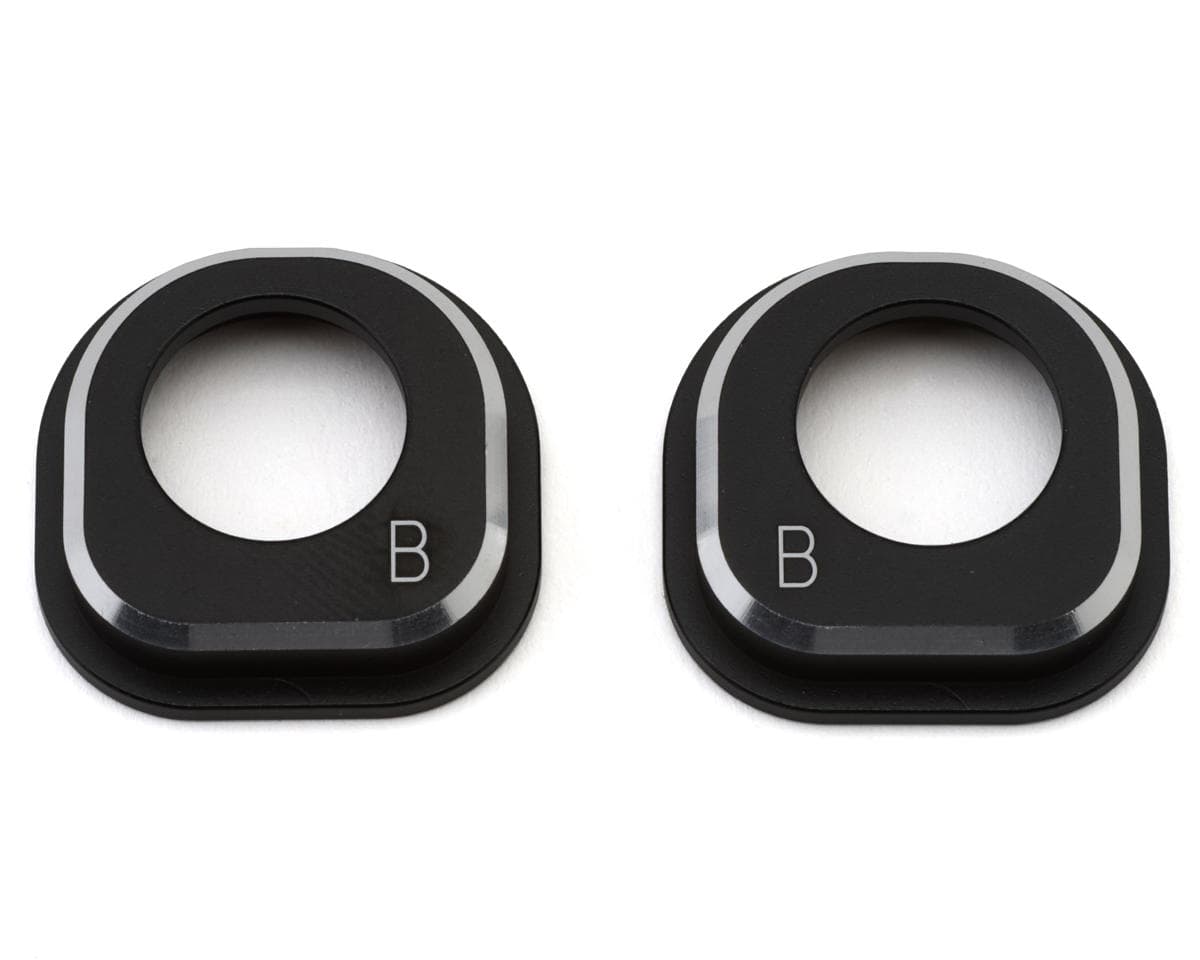 Yokomo MD 3.0 Aluminum Differential Height Adapters (B) (Black) (2)