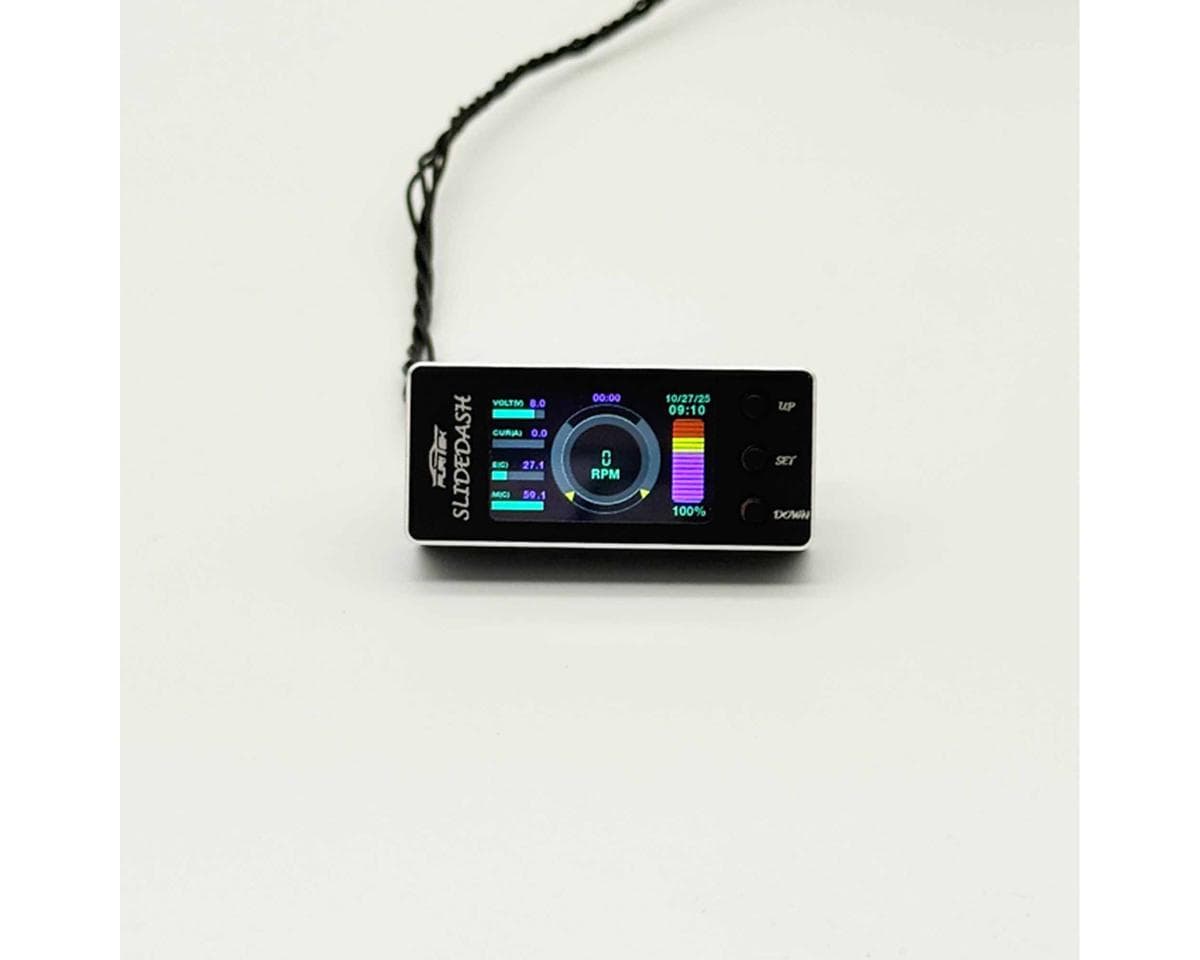 Furitek PIXI ESC SlideDash OLED Telemetry & Configuration Display Programmer (Black)