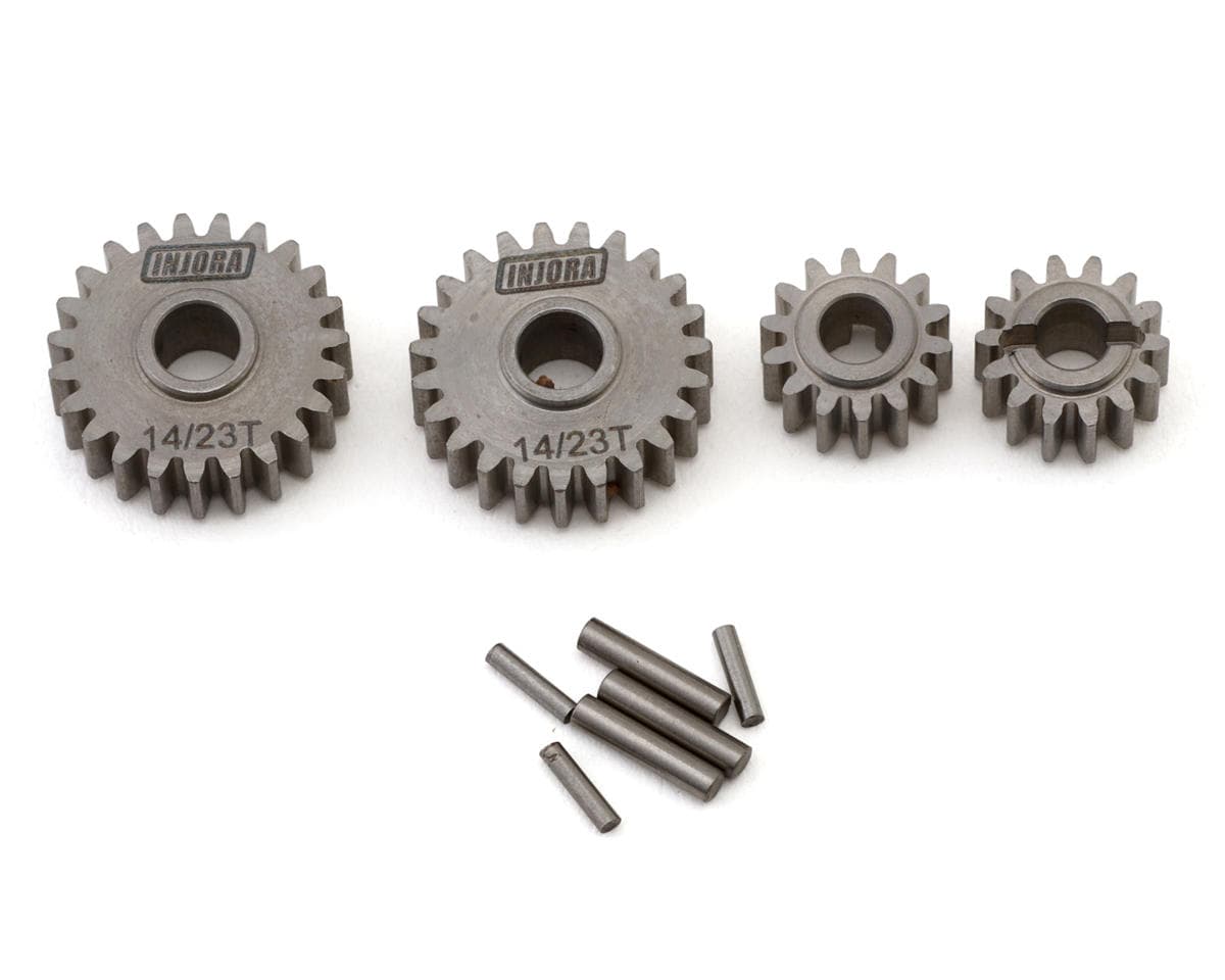 Injora Redcat Ascent-18 Stainless Steel Front Portal Gears Set (14T/23T) (Stock Front Ratio)