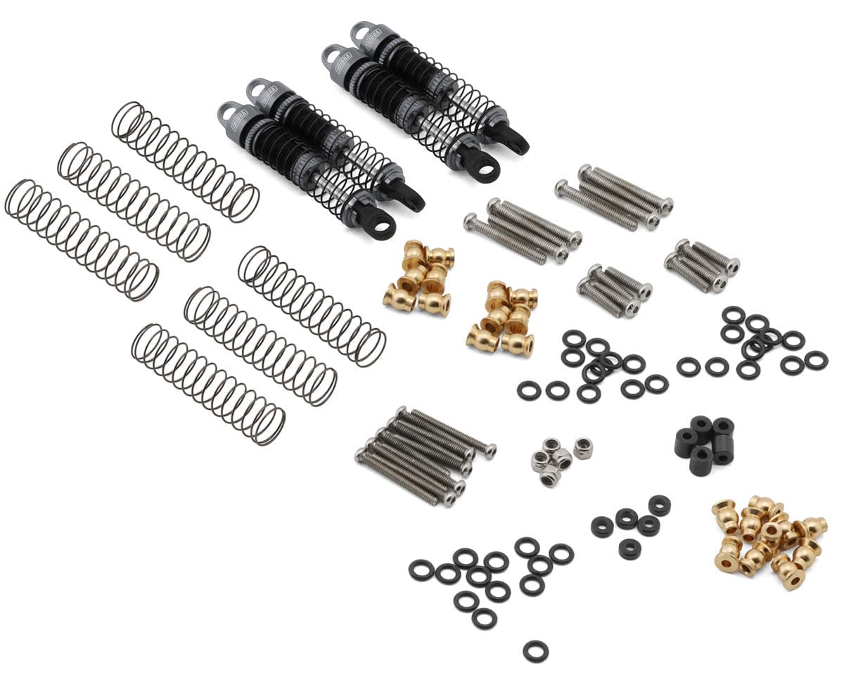 Injora Ascent18/Venture18 53mm Aluminum Oil-Filled Shocks (Grey) (4)