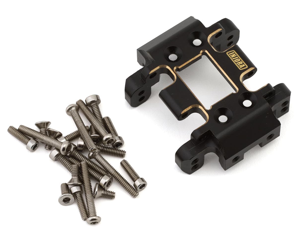 Injora Redcat Ascent-18 Brass Skid Plate (Black) (21g)