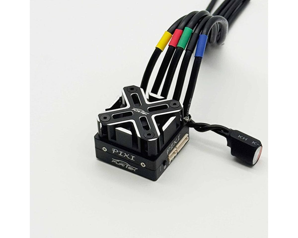 Furitek PIXI 1/10 Competition Drift Sensored Brushless ESC (Black) w/WiFi Module & Cooling Fan