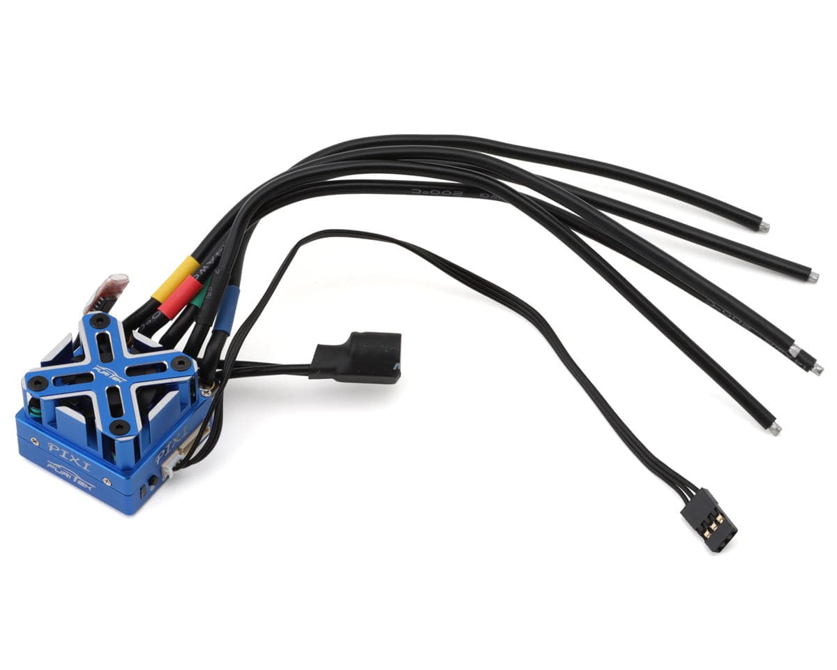 Furitek PIXI 1/10 Competition Drift Sensored Brushless ESC (Blue) w/WiFi Module & Cooling Fan
