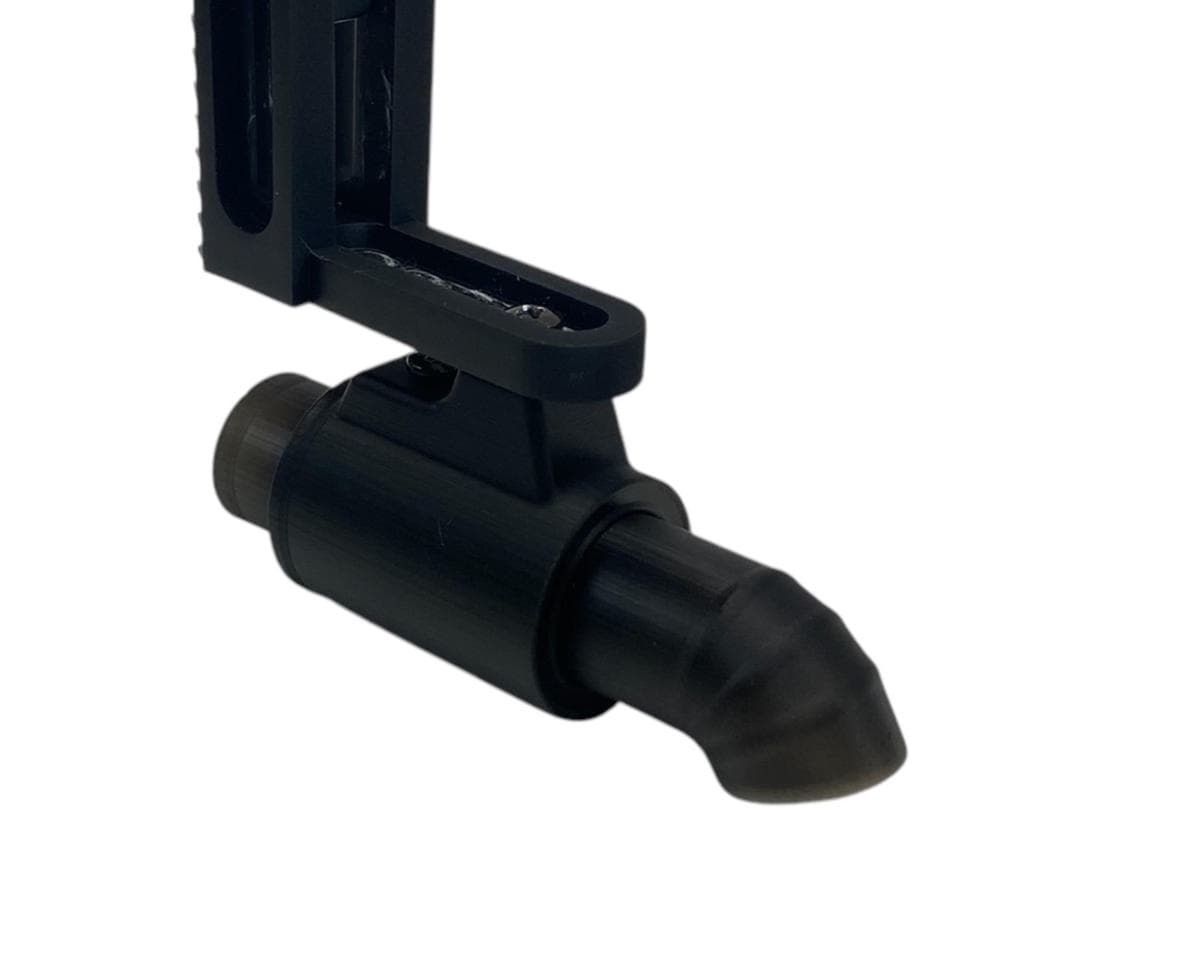 Pandora RC 1/10 Scale Single Exit Exhaust Tip w/Bracket (Miniature Scale Drift Accessory)