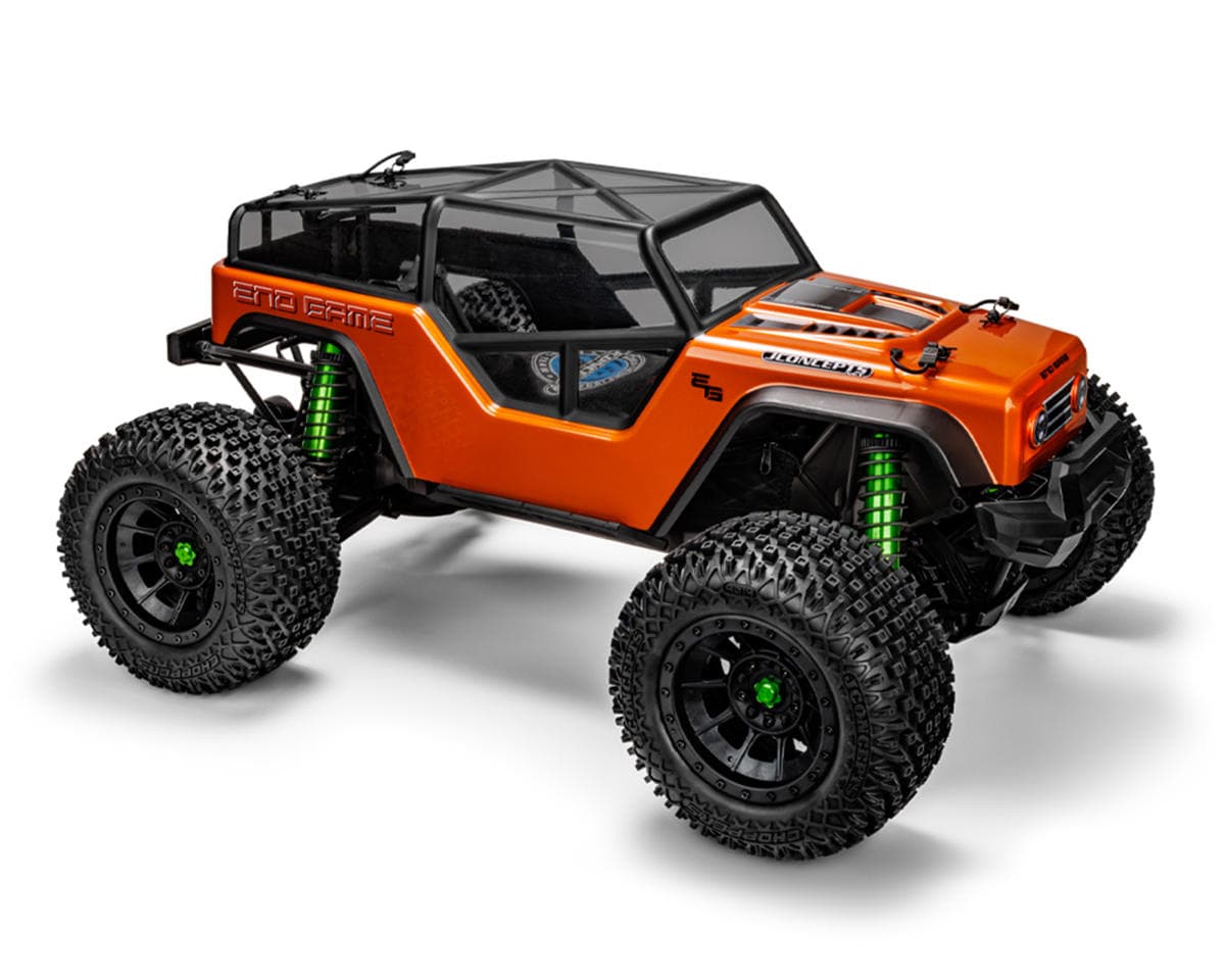 JConcepts End Game Safari Monster Truck Body for Traxxas® X-Maxx® (Clear) (Pre-Trimmed) w/Body Mount Set