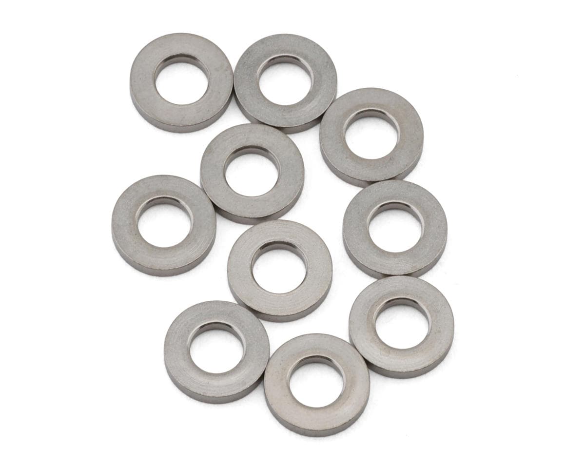 1UP Racing Pro Duty 3x6x1mm Titanium Shims (10)