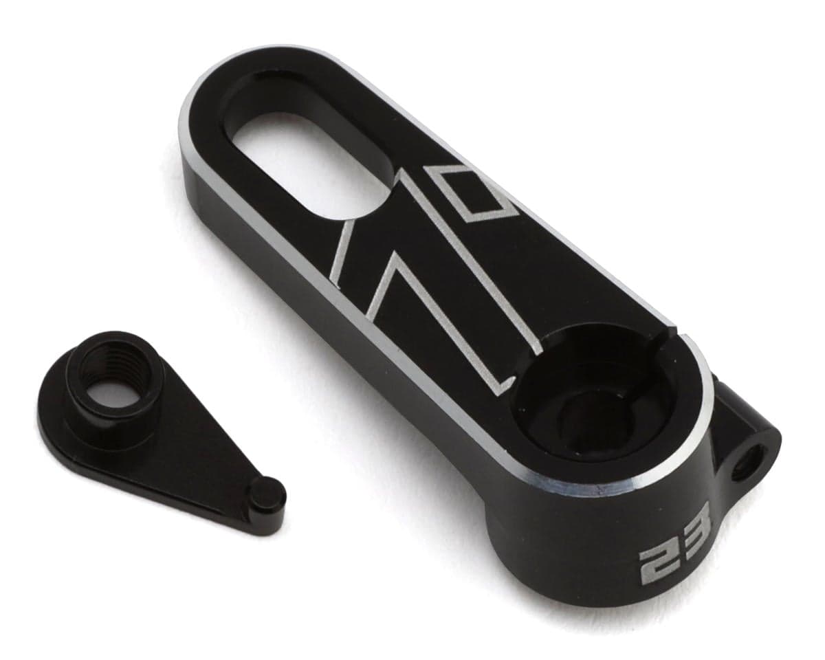 1UP Racing Aluminum HD Adjustable Servo Horn (Black) (15-19mm) (23T-Ko Propo/Sanwa)