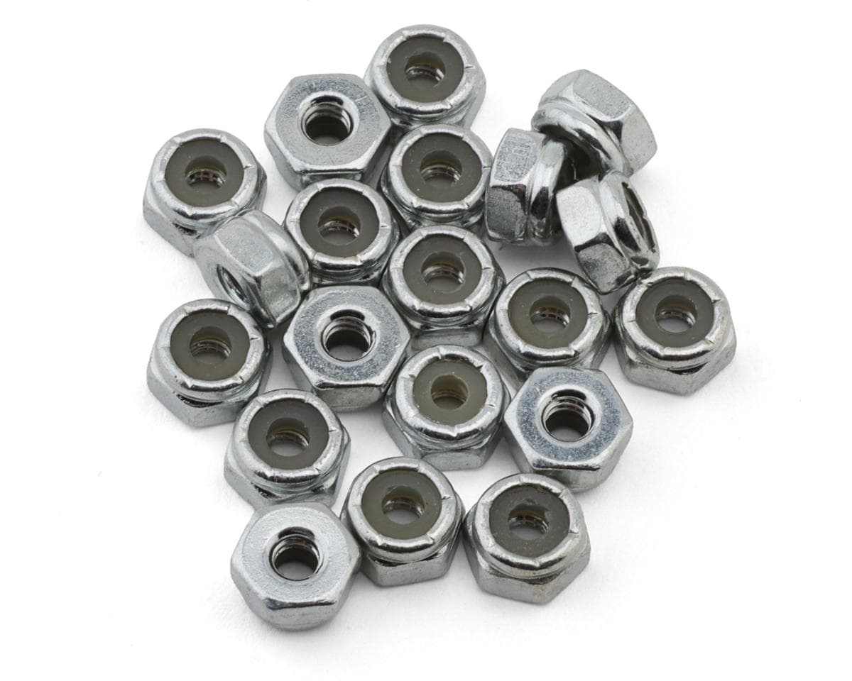 EcoPower 4-40 "High Strength" Standard ZP Steel Lock Nuts (20)