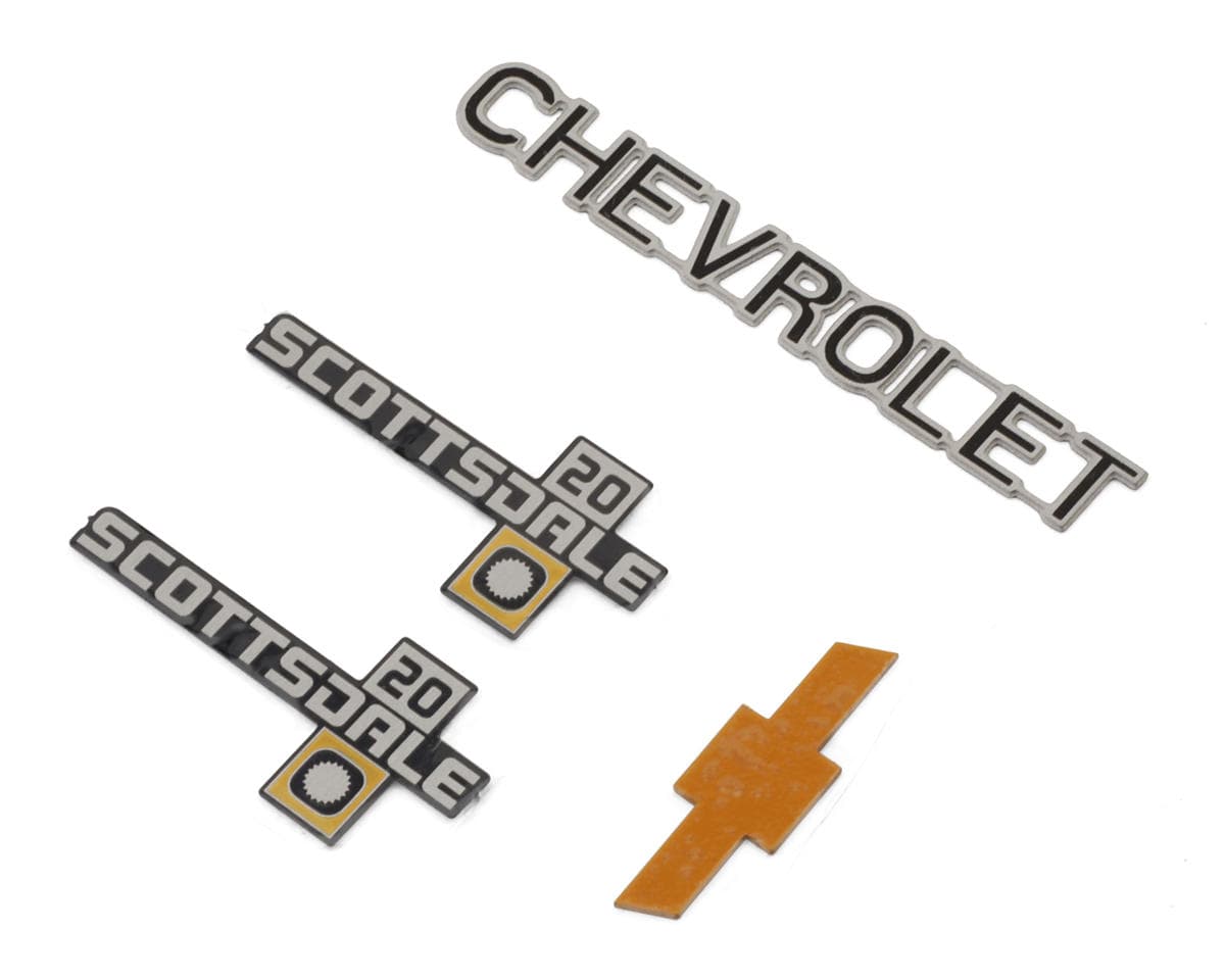 RC4WD Chevrolet K10 Scottsdale Metal Emblem Set (K20)