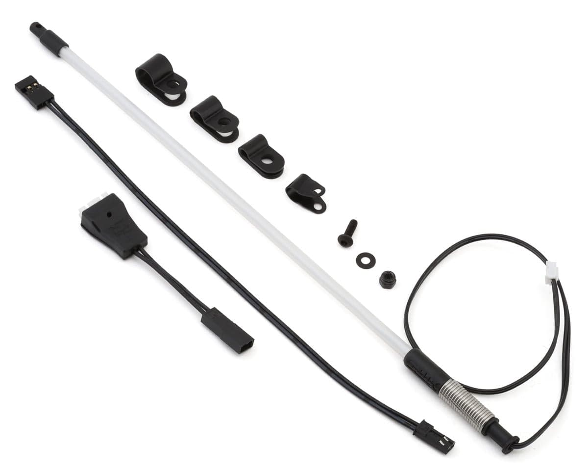 MyTrickRC TrickWhip2 Super Bright Scale Whip Light Tube (Blue) (200mm) w/12V-3V Voltage Regulator & Receiver Cable