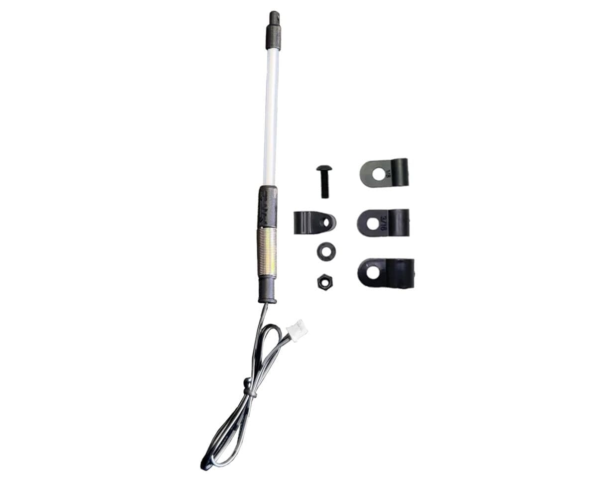 MyTrickRC TrickWhip2 Super Bright Scale Whip Light Tube (Yellow) (80mm) w/12V-3V Voltage Regulator & Receiver Cable