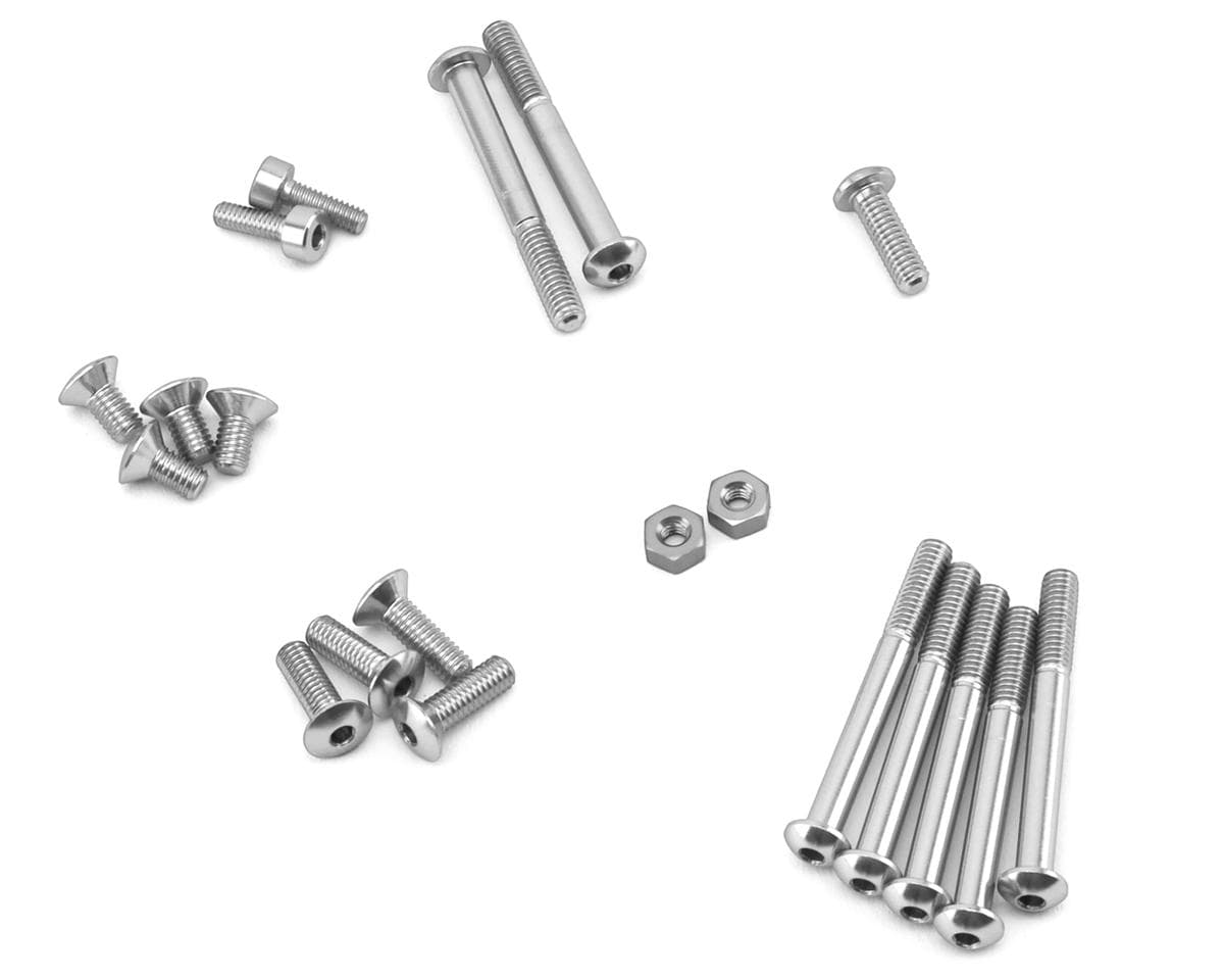 KO Propo EX Radio Aluminum Screw Set (Silver) (EX-NEXT/EX-LDT/EX-RR/EX-2)