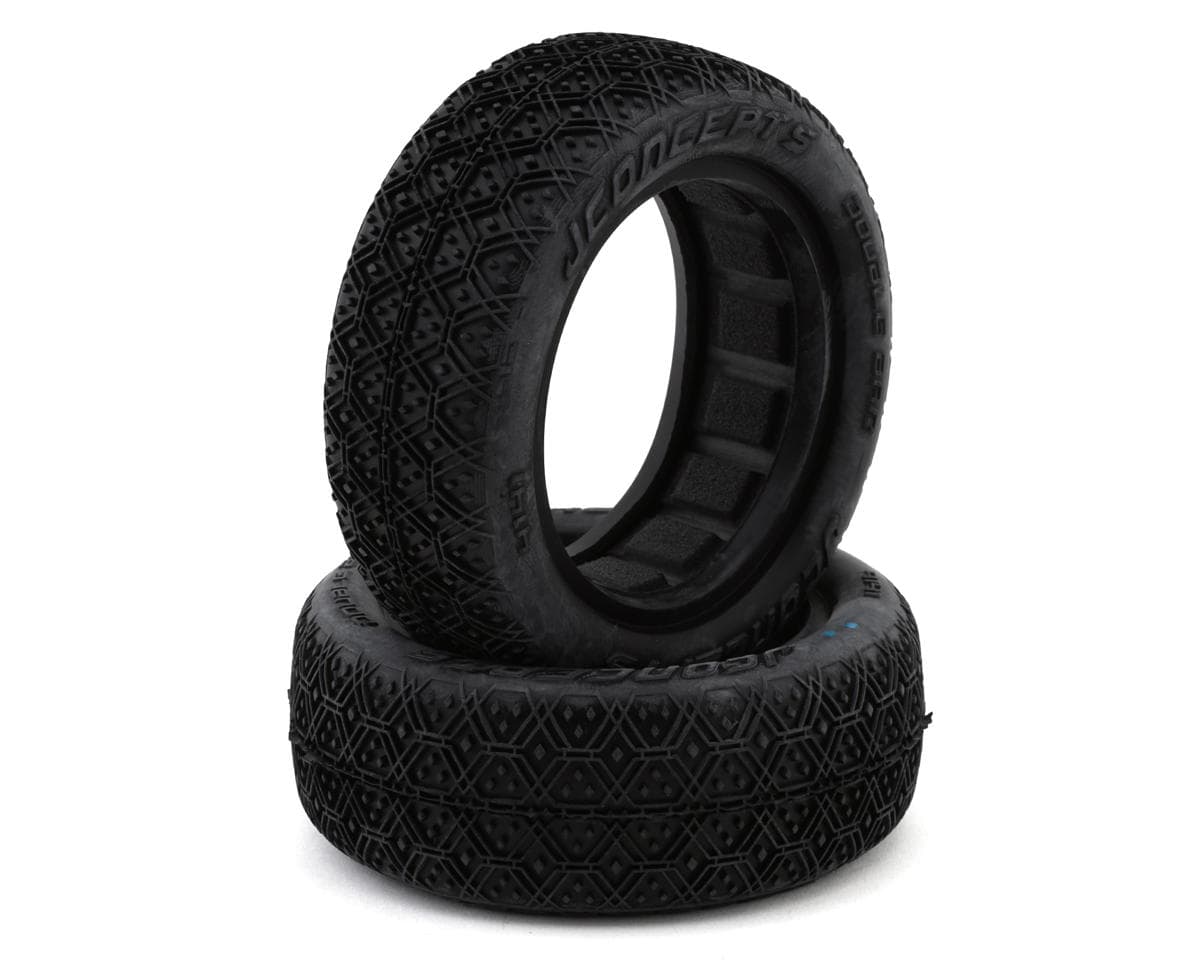 JConcepts Double Bar 2.2" 2WD Front Buggy Off-Road Tires (2) (Aqua A2)
