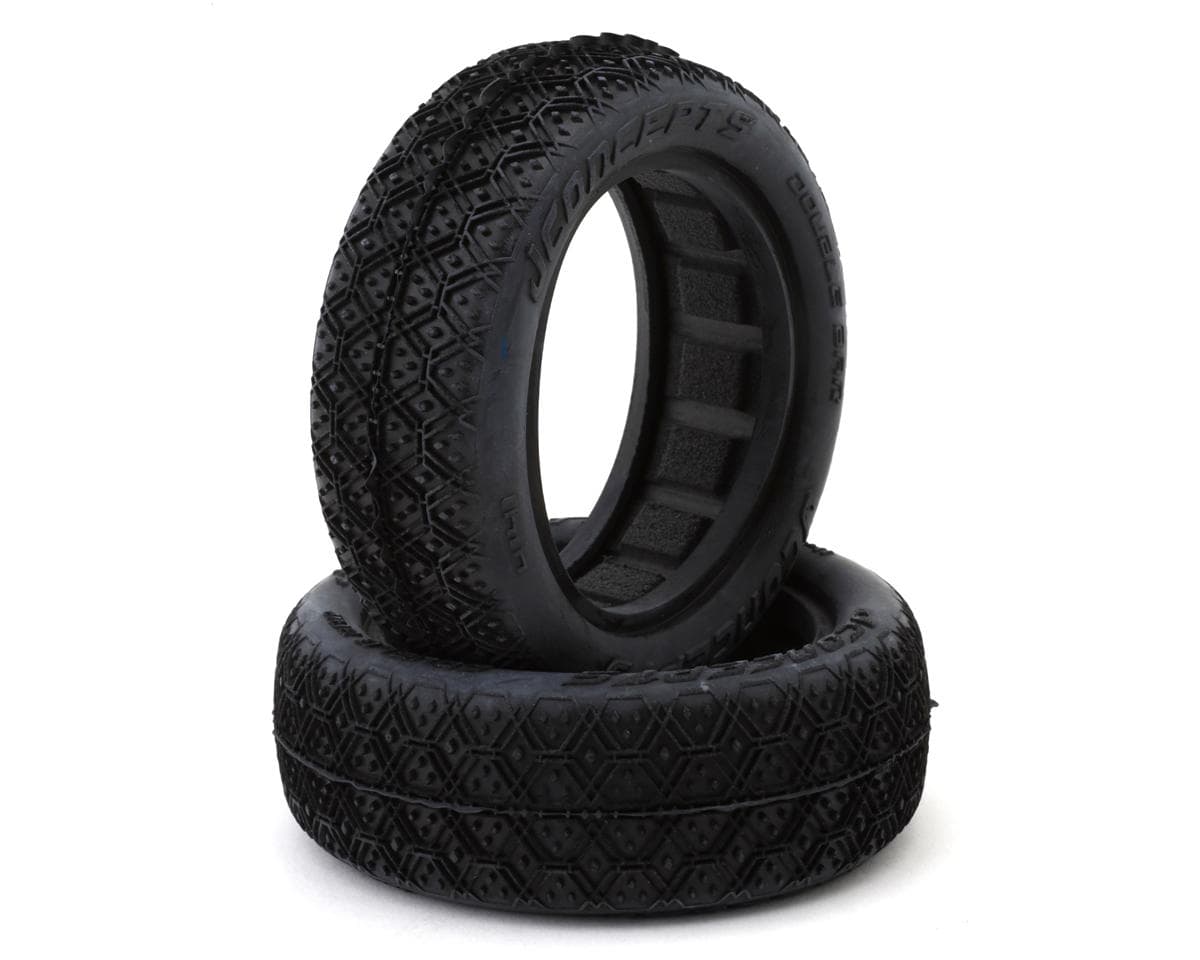 JConcepts Double Bar 2.2" 2WD Front Buggy Off-Road Tires (2) (Blue)