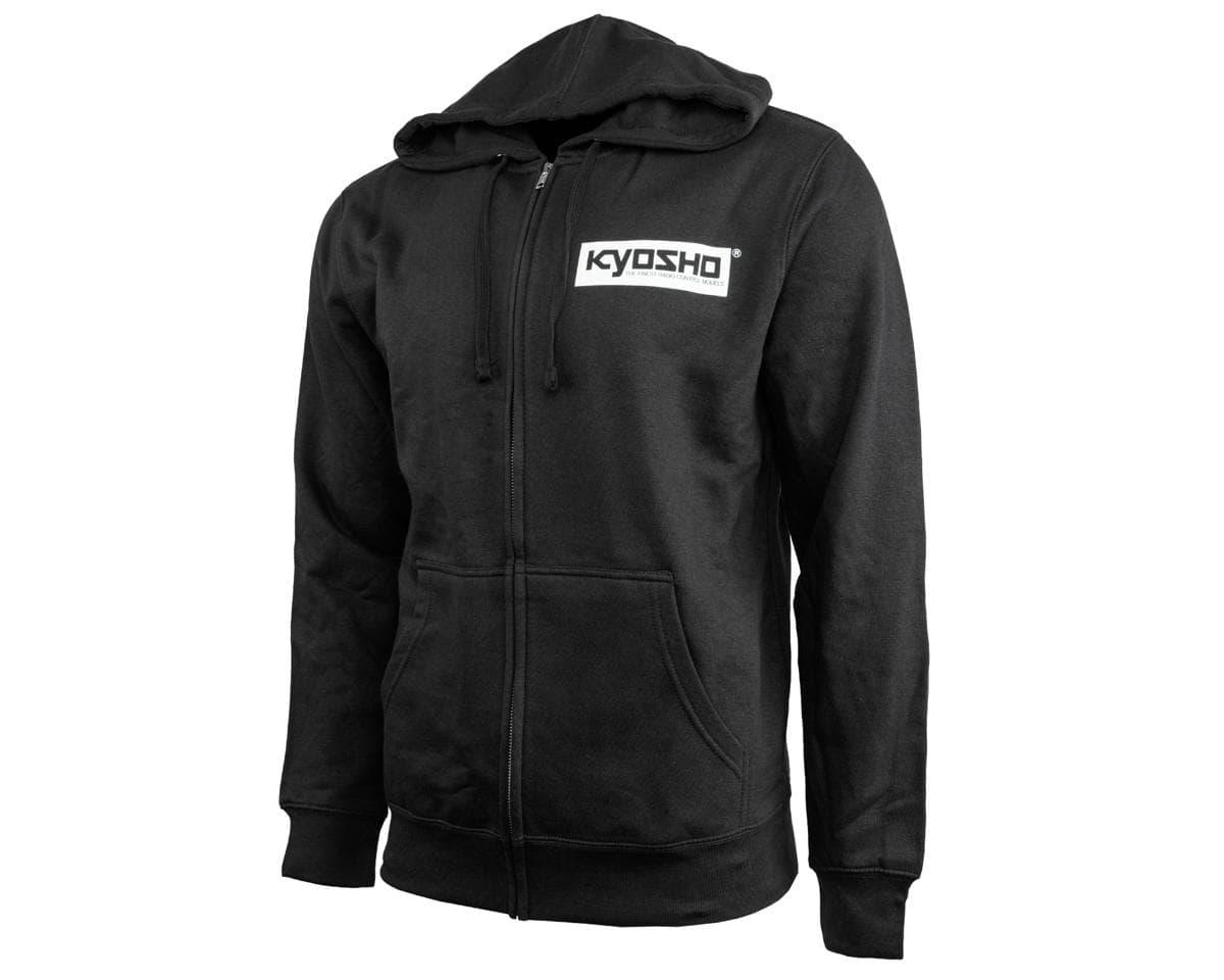 Kyosho Box Logo Full Zip Hoodie (Black) (3XL)