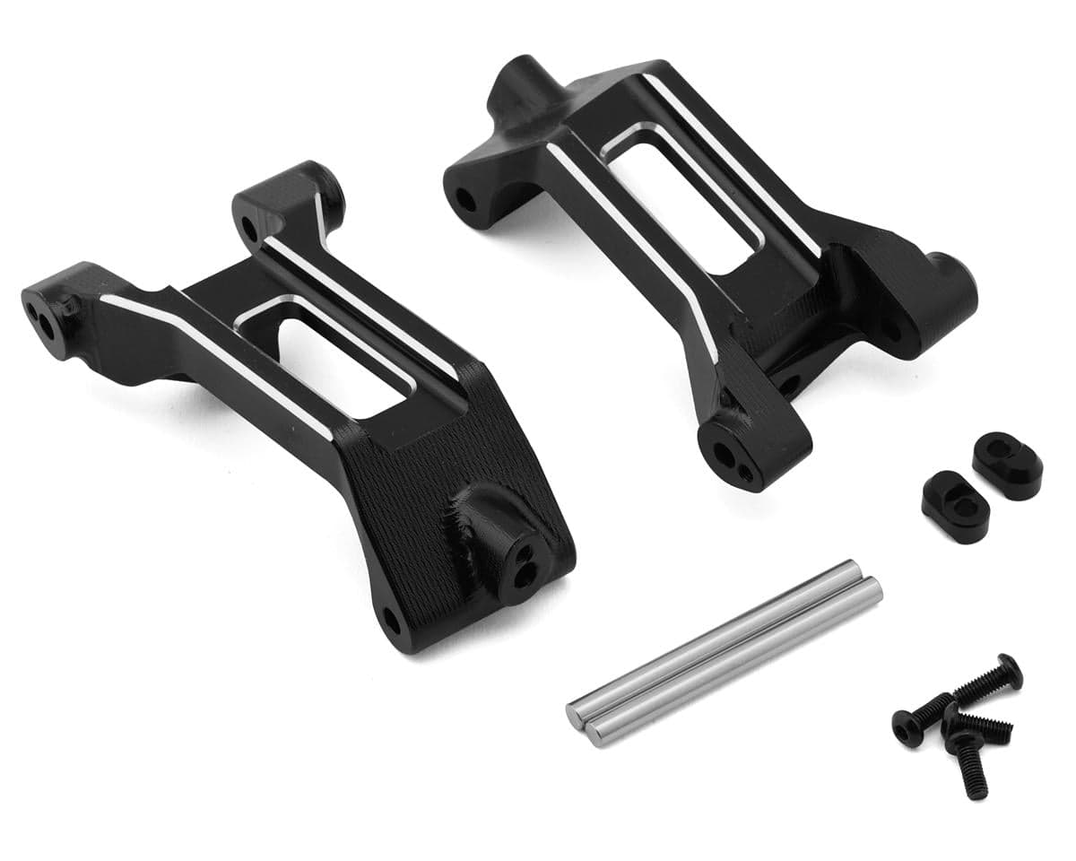 Treal Hobby 7075 Aluminum Front C-Hub Carriers for Traxxas® Funco® Pro Scale® (Black) (2)
