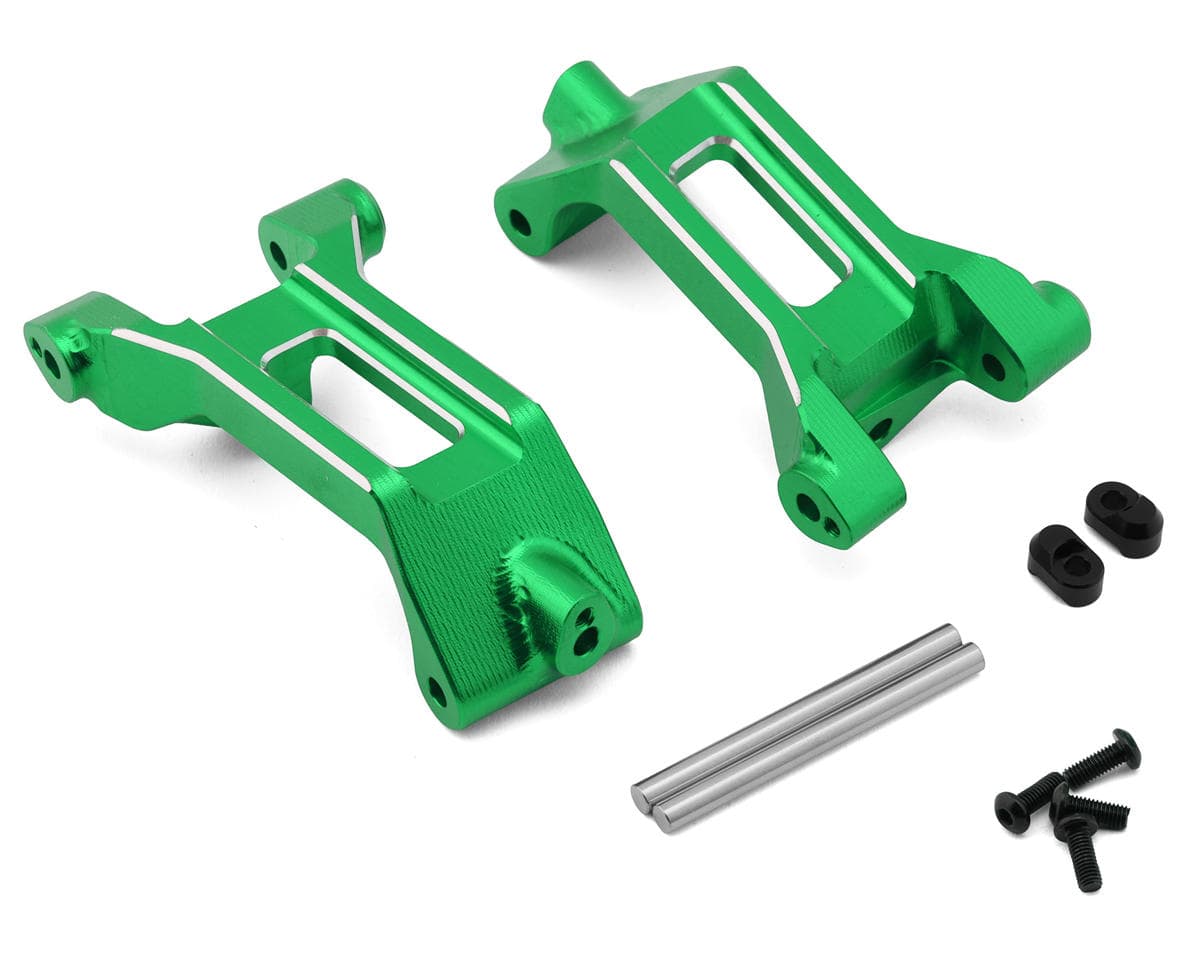 Treal Hobby 7075 Aluminum Front C-Hub Carriers for Traxxas® Funco® Pro Scale® (Green) (2)