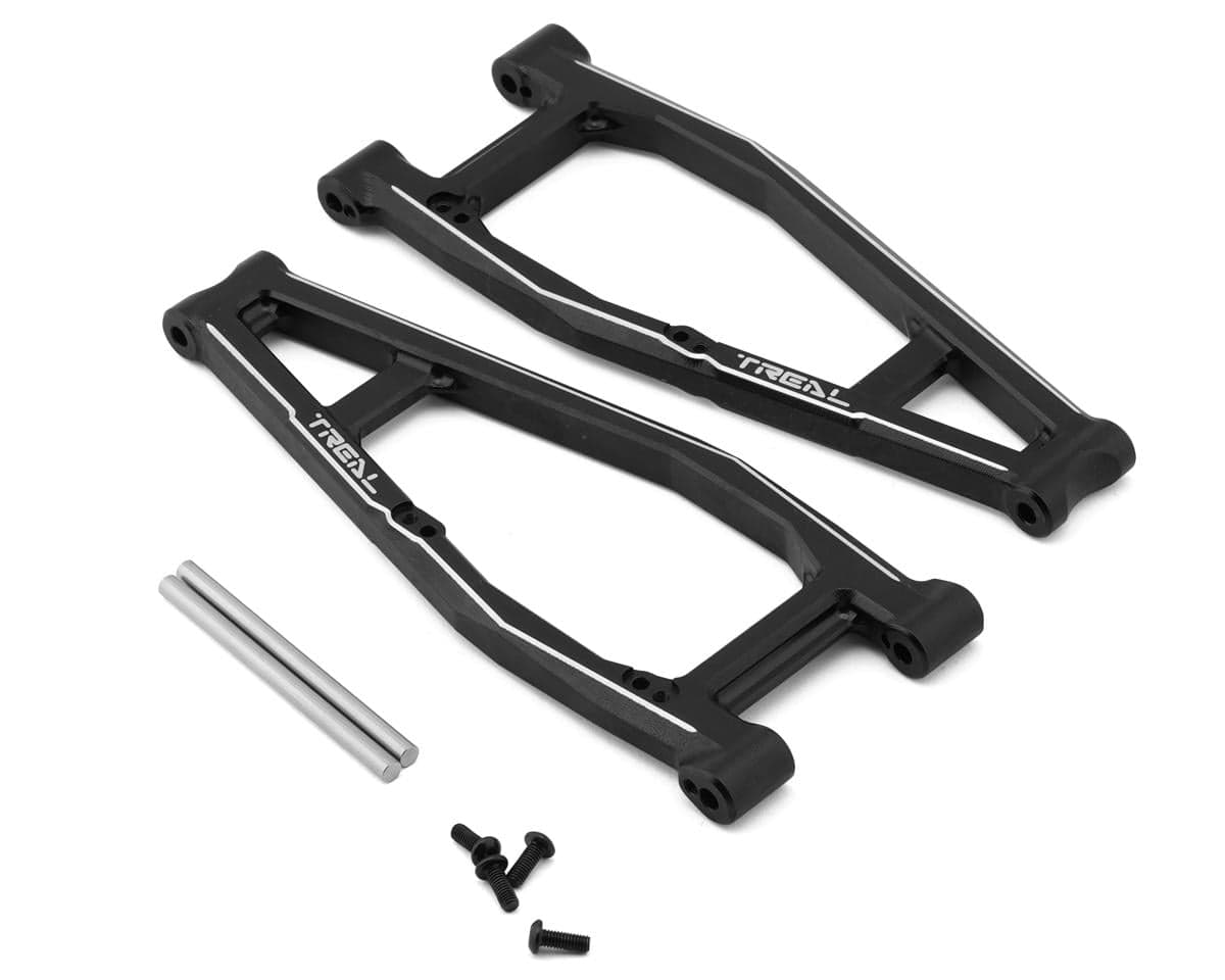Treal Hobby Aluminum Front Upper Suspension Arms for Traxxas® Funco® Pro Scale® (Black) (2)