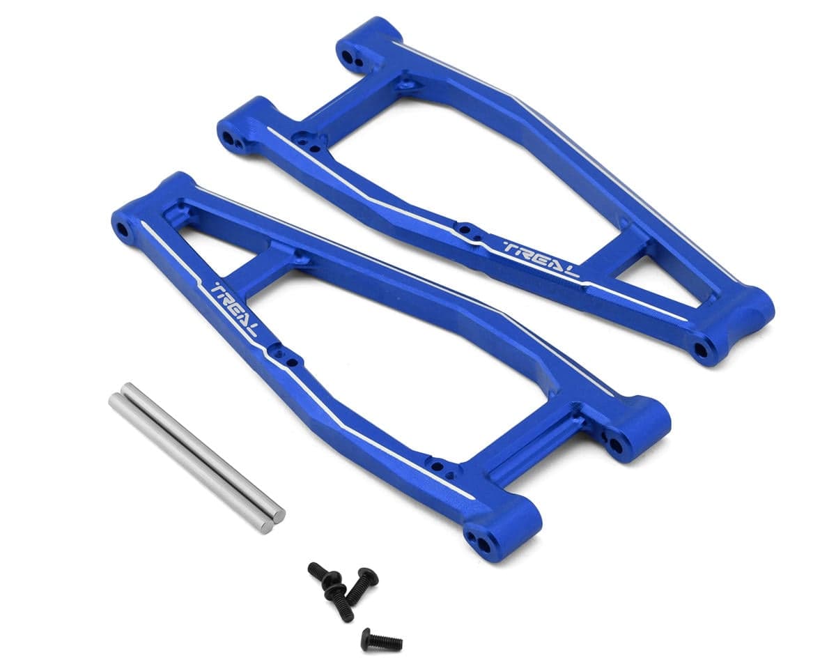 Treal Hobby Aluminum Front Upper Suspension Arms for Traxxas® Funco® Pro Scale® (Blue) (2)