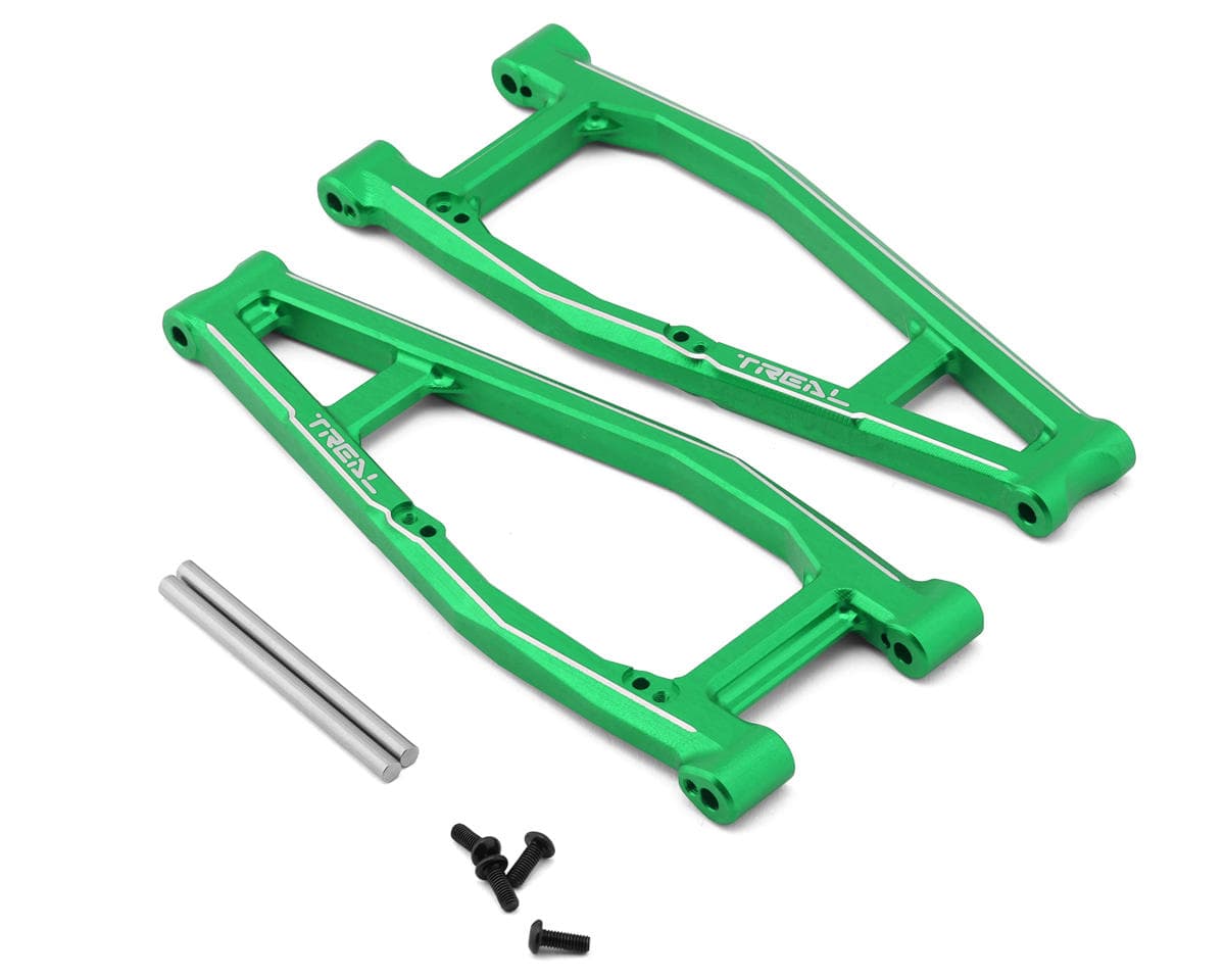 Treal Hobby Aluminum Front Upper Suspension Arms for Traxxas® Funco® Pro Scale® (Green) (2)