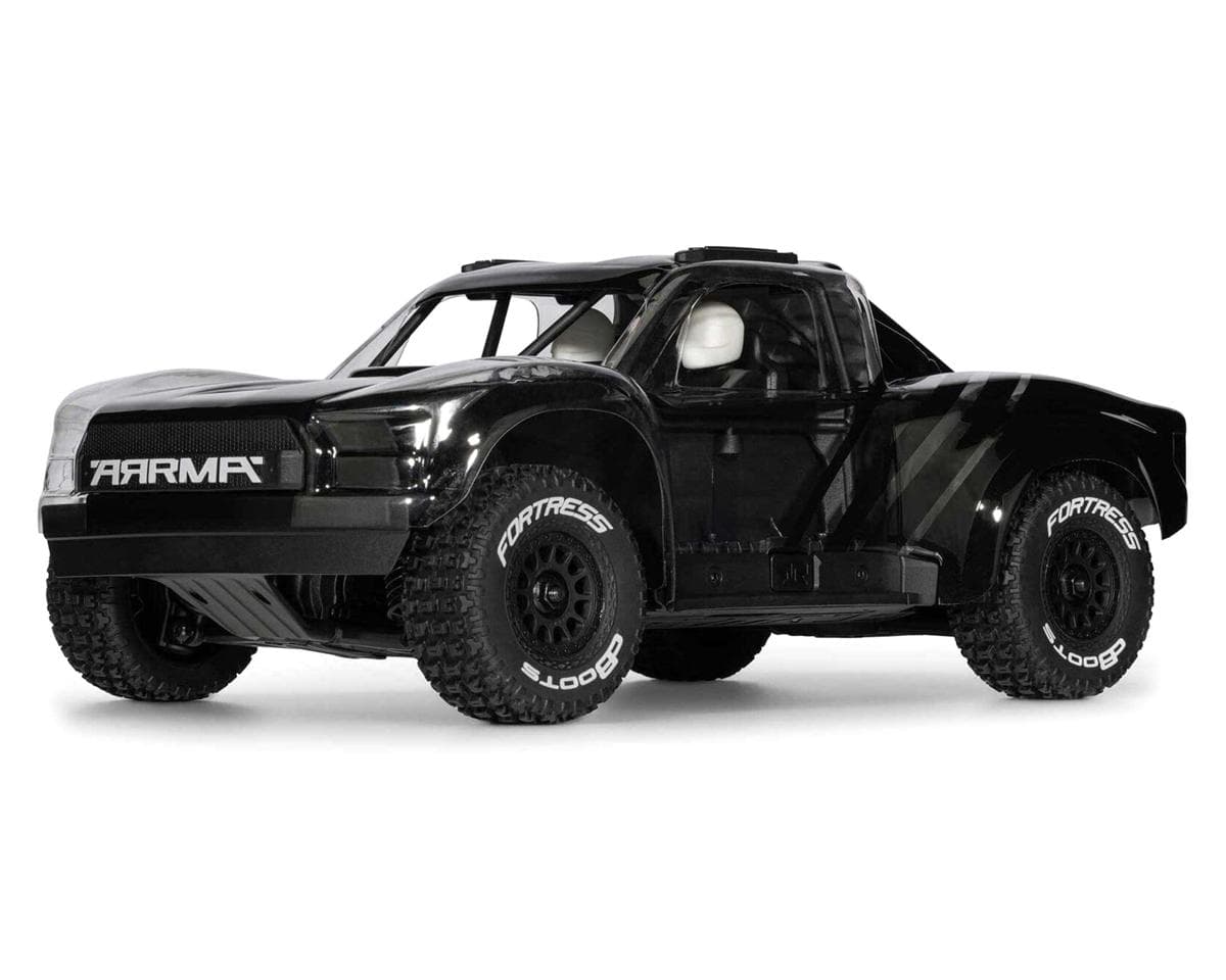 Arrma Mojave Grom MEGA 4WD 380 Brushed 1/16 RTA Electric Desert Truck Kit (Black/Clear) w/SLT2 2.4GHz Radio, Battery & Charger