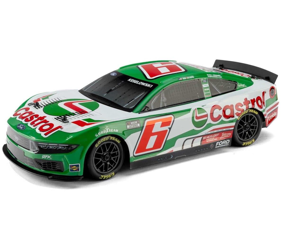 Losi NASCAR #6 Ford Mustang 1/12 2S AWD RTR On-Road Car (Brad Keselowski) w/2.4GHz Transmitter, Battery, & Charger