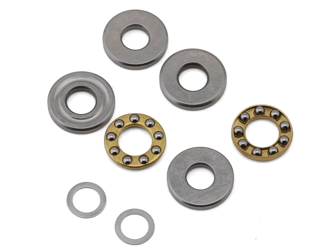 Tron Helicopters 7.0 Elite Tail Blade Grip 4x10x4mm Thrust Ball Bearings (2)