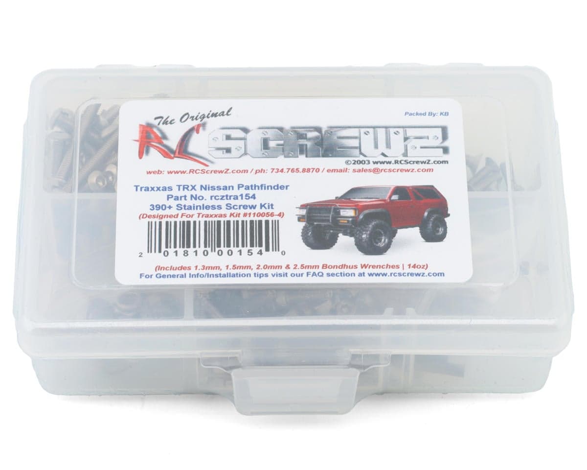 RC Screwz Stainless Steel Screw Kit for Traxxas® TRX-4® Nissan® Pathfinder®