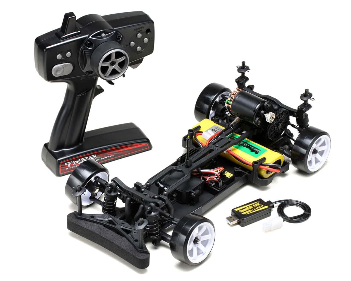Yokomo Drift Package Pre-assembled 1/10 RWD Drift Car W/Gyro (No Body)
