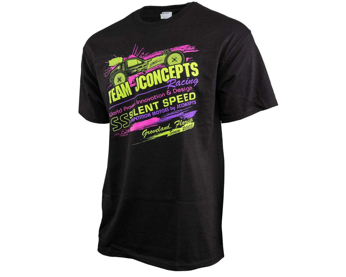 JConcepts Retro T-Shirt (Pink/Yellow) (XL)