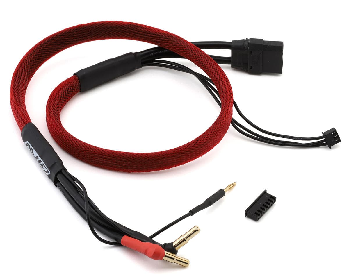Avid RC 2S Charge Lead Adapter (4/5mm Male Bullets to Female XT90) (Red)