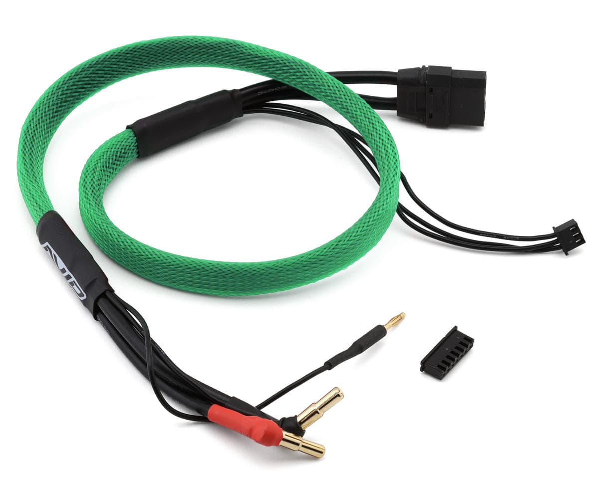Avid RC 2S Charge Lead Adapter (4/5mm Male Bullets to Female XT90) (Green)