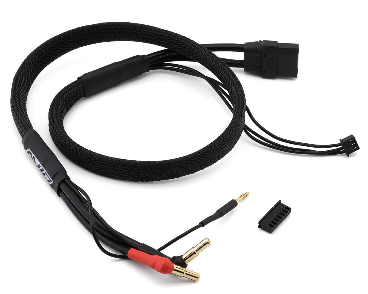 Avid RC 2S Charge Lead Adapter (4/5mm Male Bullets to Female XT90) (Black)