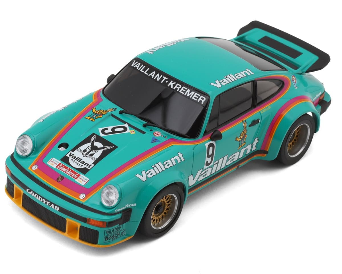 Kyosho Mini-Z MR-04N-RM Porsche 934 RSR Turbo 1976 Vaillant #9 Pre-Painted Body (Teal)