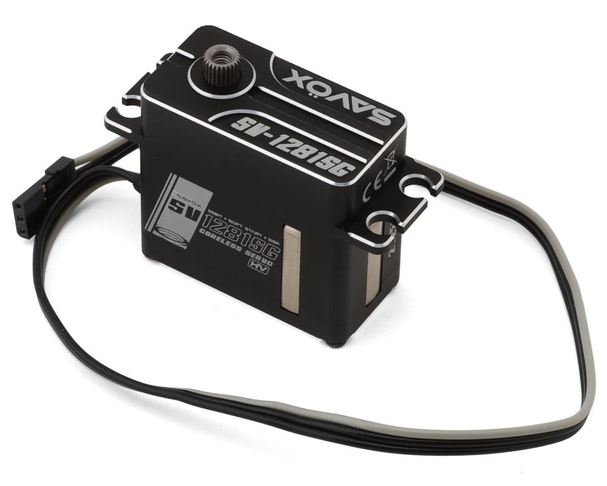 Savox SV-1281SG-BE Black Edition Aluminum "Monster Torque" Digital Steel Gear Servo (High Voltage)