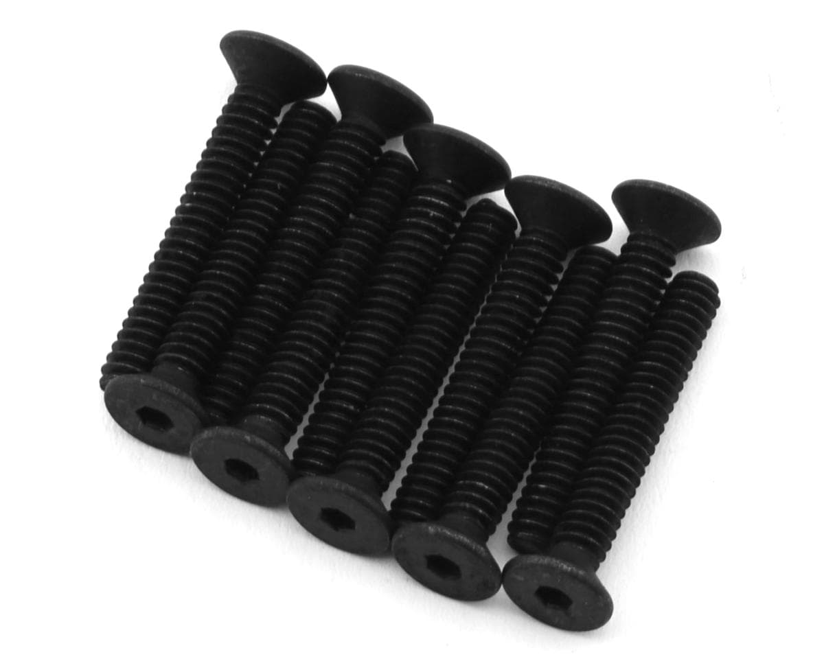 EcoPower 4-40 "High Strength" Flat Head Screws (10) (4-40x3/4")