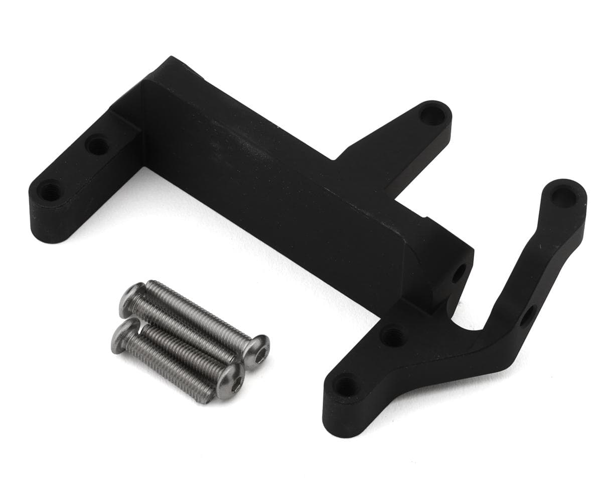 Vanquish Products F10 Straight Axle Aluminum Servo Mount (Black) (VRD Mullet) (Servo On Axle)