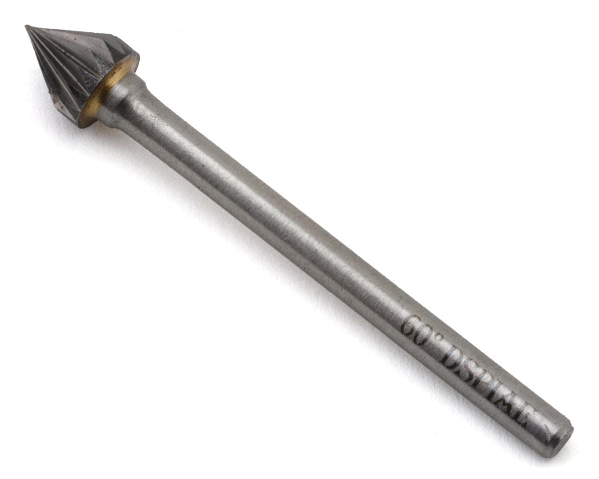Dspiae Tungsten Steel Conical Burr (3mm Shank) (60°)