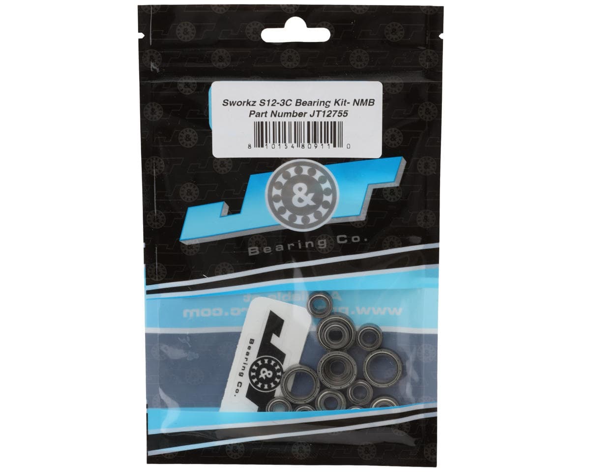 J&T Bearing Co. Sworkz S12-3C Ball Bearing Kit (NMB)